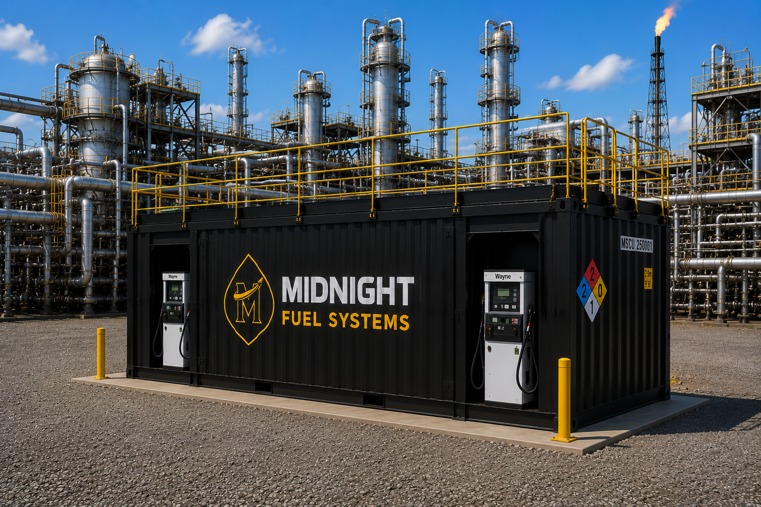 Concept render — gas plant installation view B