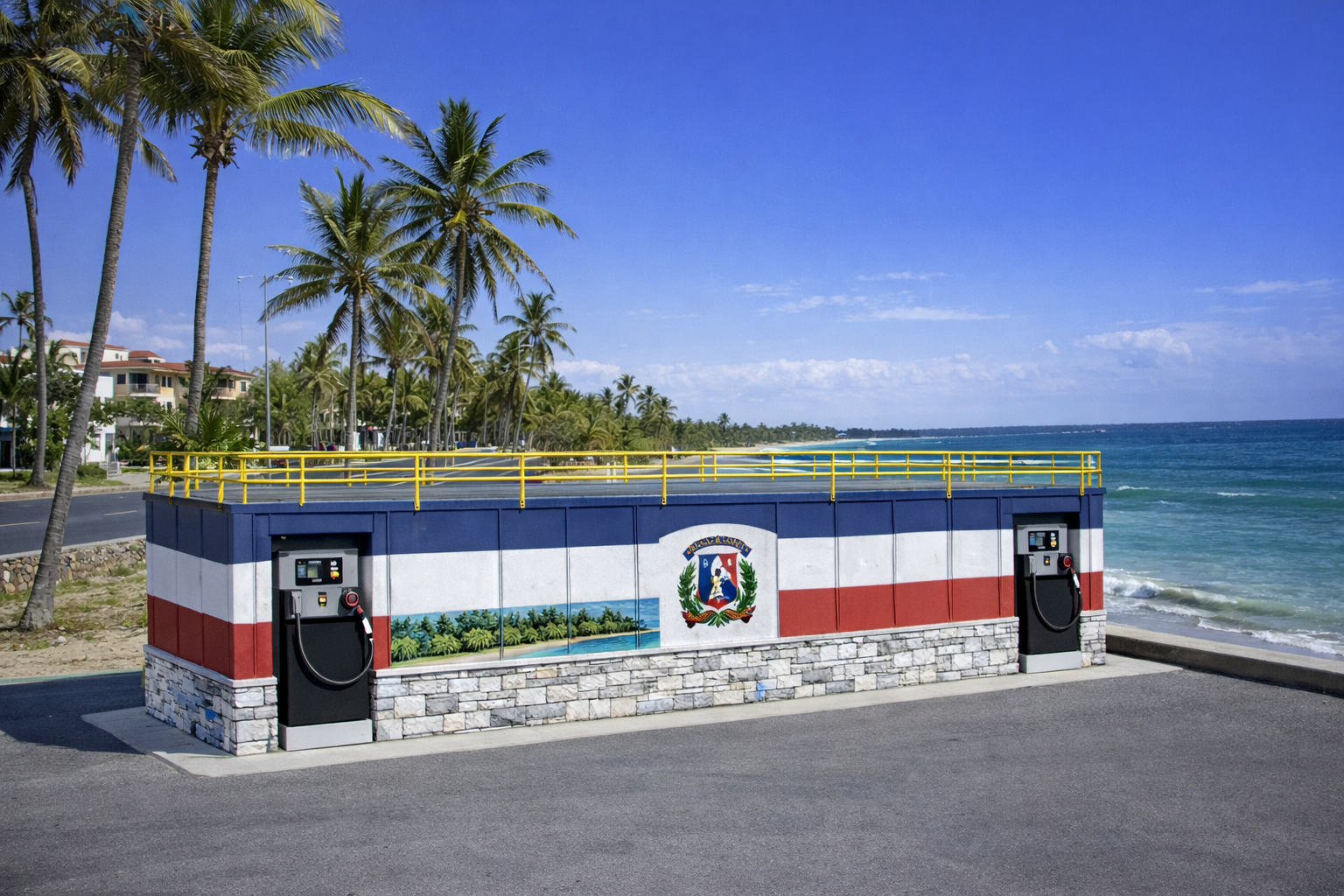 Concept render — Midnight Fuel Systems enclosure (view 5)